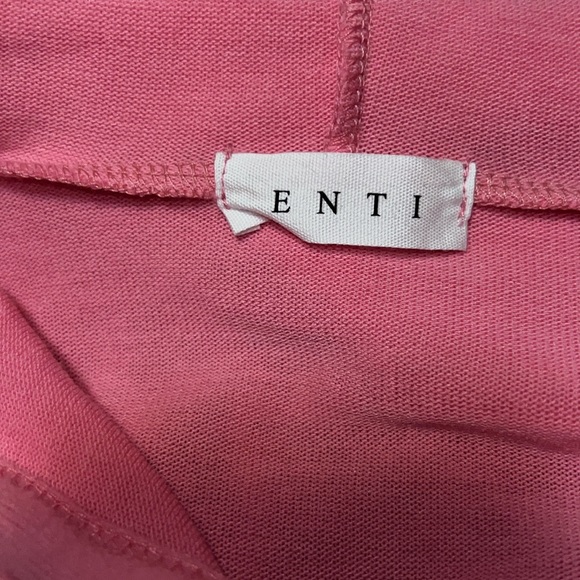 Bright Pink Hoodie Pullover Polar Fleece by Enti NWOT - Picture 8 of 9